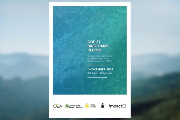 COP 31 Base Camp A Pioneering Step for Climate Action in Australia and the Pacific